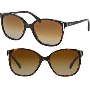 Prada Polarized Cat Eye Sunglasses